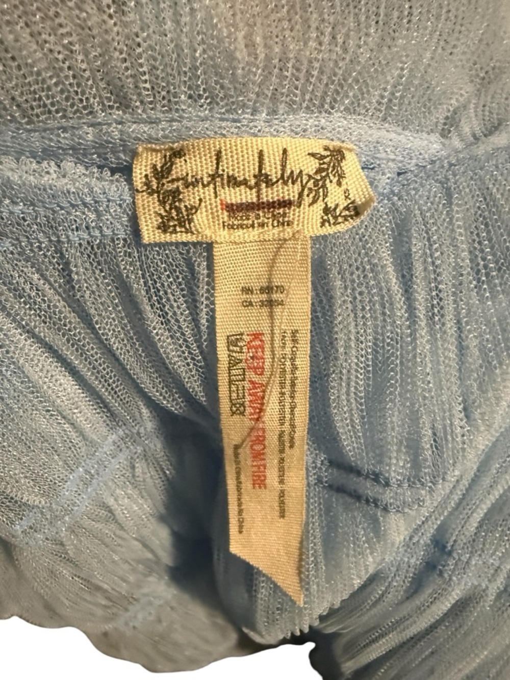 NWOT Free People Intimately Light Blue Smock About It Slip Maxi Dress - Picture 11 of 12
